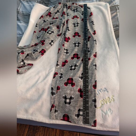 Disney Mickey Mouse Women's Holiday Pajama Bottoms Pre-owned - Picture 4 of 8